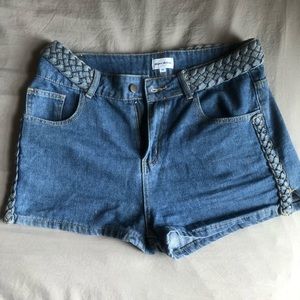 Super down shorts denim shorts